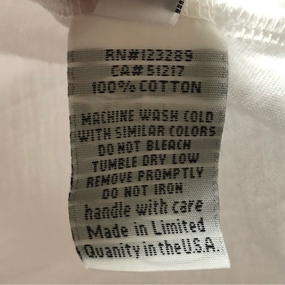 Michael Lauren White Cotton Oversized Dolman Sleeve Top - Picture 8 of 10